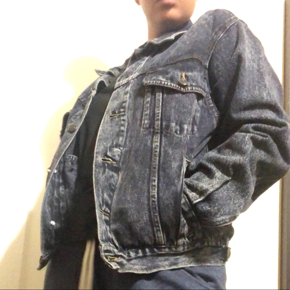 Black jean jacket